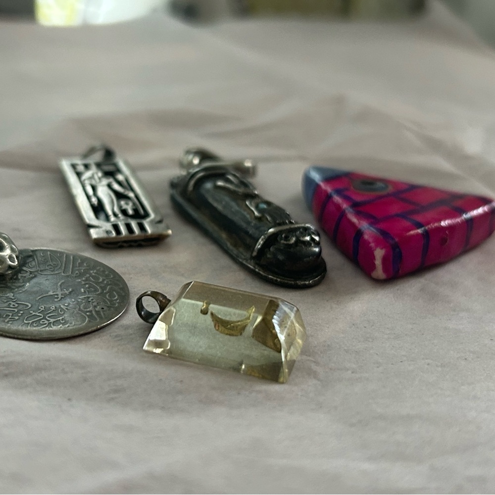 Assorted Middle Eastern Symbol Pendants Charms - image 5